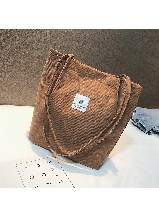 Generic Stylish Canvas Bag Large Capacity Shoulder Bag for Women  - Image 3