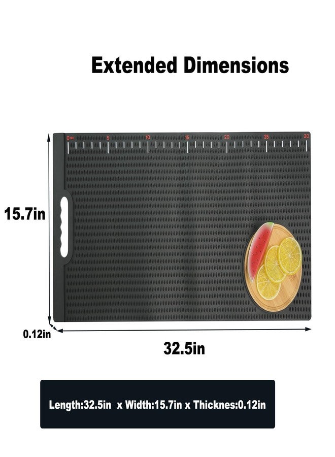 Raprance Fish Fillet Mat with Bamboo Cutting Board, Extra Large 32 x 15.7 inches, Easy Clean, Non-Slip - Image 2