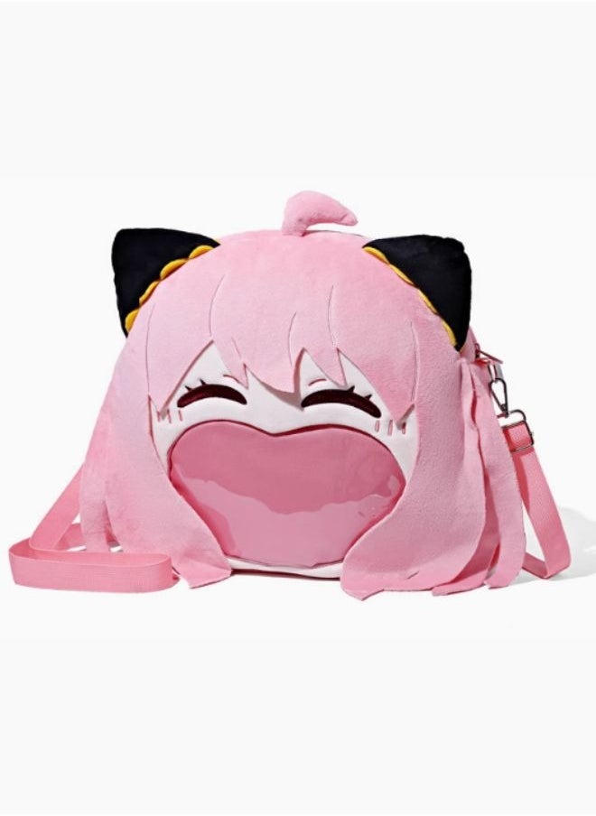 Spy x Family Anya Ita Bag – Plush Backpack & Crossbody Bag  - Image 1