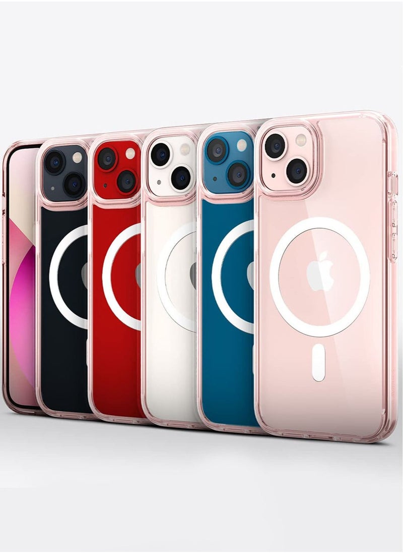 Spigen - Ultra Hybrid Mag Case Cover Compatible with iPhone 13 MagSafe Rose Crystal - Image 1
