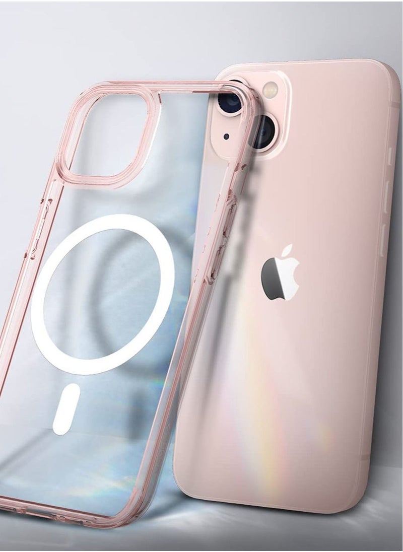 Spigen - Ultra Hybrid Mag Case Cover Compatible with iPhone 13 MagSafe Rose Crystal - Image 1