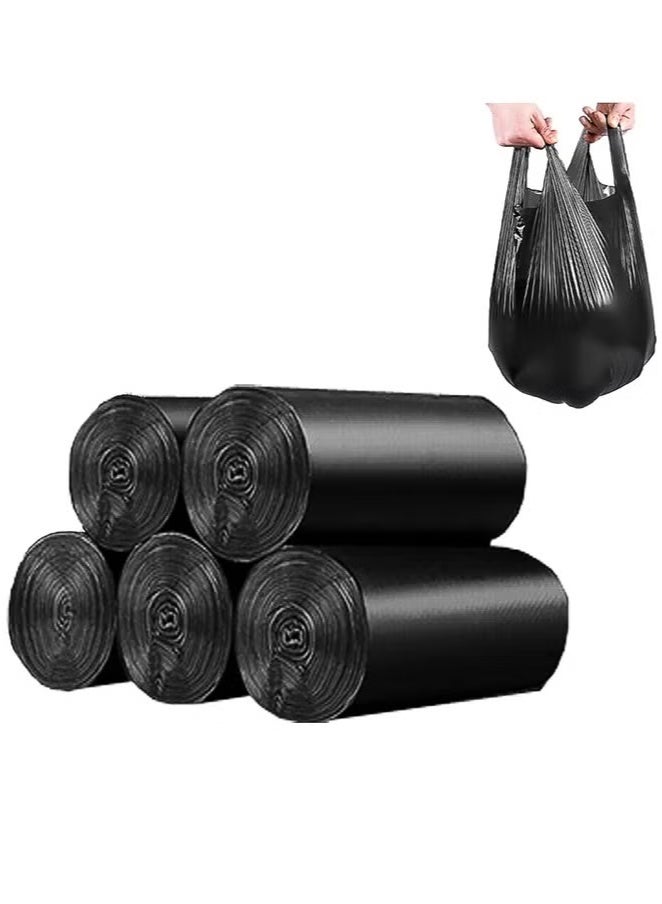 Black Trash Bags,100 Counts Thicken Value 40 Gallon Trash Bag,Breakpoints, 45x50cm - Image 1