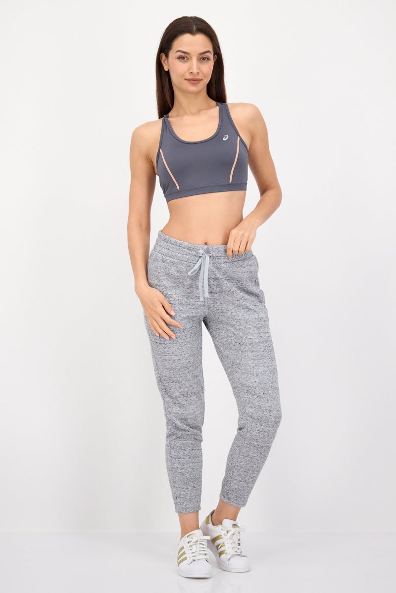 asics Women Sportswear Fit Padded Training Sport Bra, Grey - Image 3