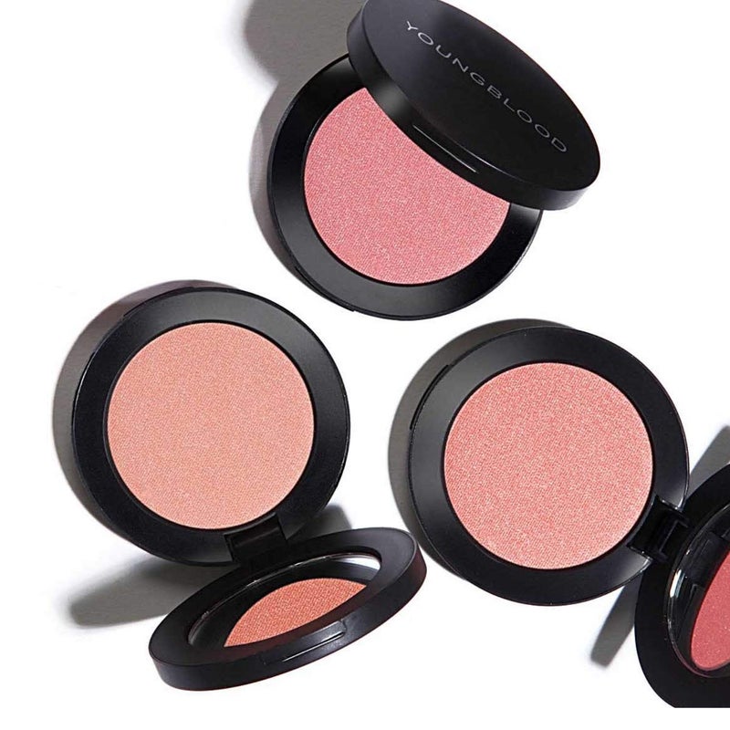 Youngblood Clean Luxury Cosmetics Pressed Mineral Blush, Blossom | Powder Cheeks Compact Pink Minerals Skin Brush Natural Matte Glow Rose Peach Complexion Sensitive | Cruelty Free, Paraben Free - Image 2