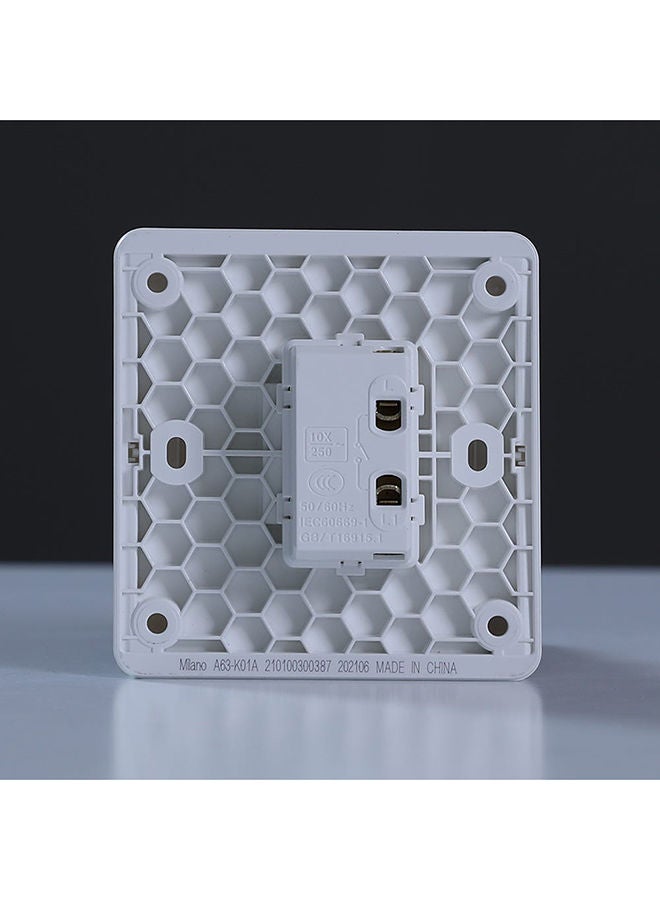 DANUBE HOME Danube Home - Milano 10A 1 Gang 1 Way Switch Wh Ps - Image 3
