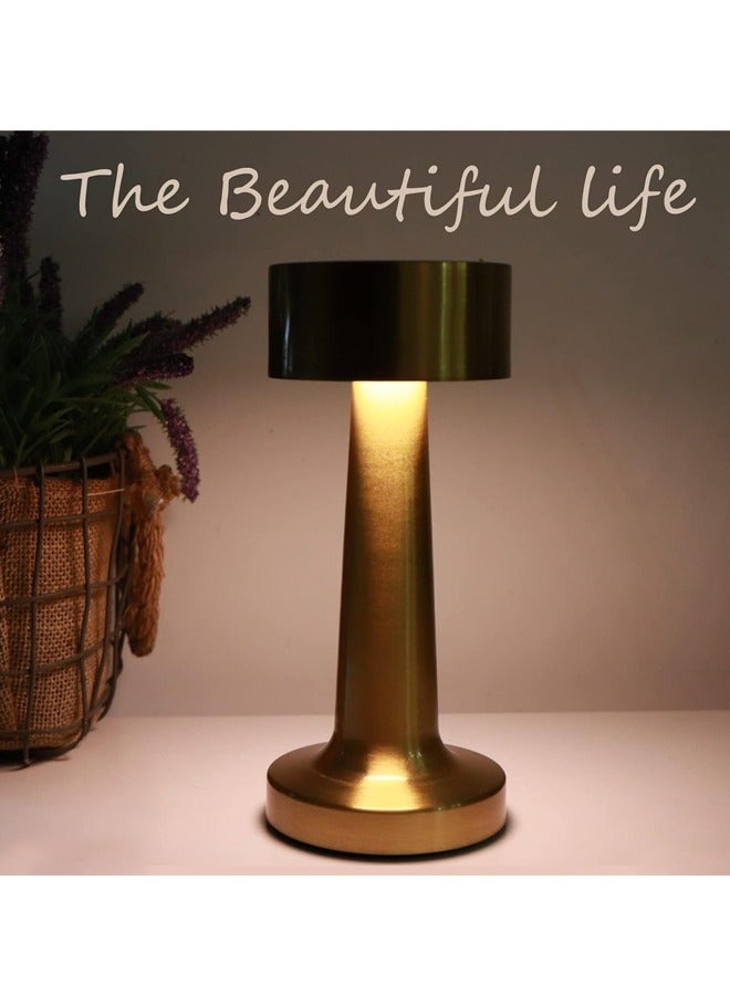 صاروخ فلاير مصباح طاولة LED مع مستشعر يعمل باللمس ، 3 أوضاع ، تعتيم بدون خطوات ، مصباح مكتبي لاسلكي محمول قابل لإعادة الشحن موفر للطاقة ، مناسب لغرف النوم ، حضانة الأطفال ، المطاعم ، منضدة ، تراسات ، فنادق ، مصابيح بجانب السرير - Image 3