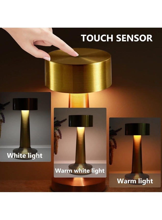 صاروخ فلاير مصباح طاولة LED مع مستشعر يعمل باللمس ، 3 أوضاع ، تعتيم بدون خطوات ، مصباح مكتبي لاسلكي محمول قابل لإعادة الشحن موفر للطاقة ، مناسب لغرف النوم ، حضانة الأطفال ، المطاعم ، منضدة ، تراسات ، فنادق ، مصابيح بجانب السرير - Image 4