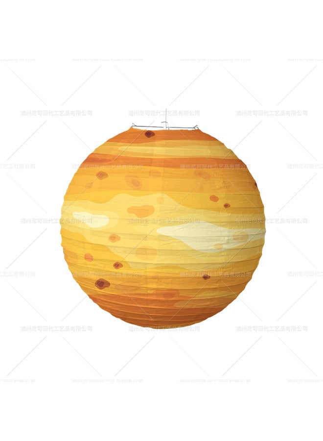 نيك فانوس ورق السماء المرصع بالنجوم - إكسسوارات زينة حفلات أعياد الميلاد لرياض الأطفال - فانوس كروي قابل للطي والتركيب الذاتي - Image 1