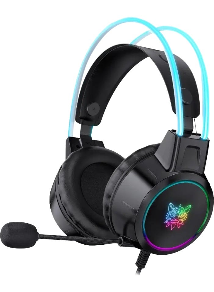 ONIKUMA X15 Pro RGB Wired Gaming Headset - Black - Image 1