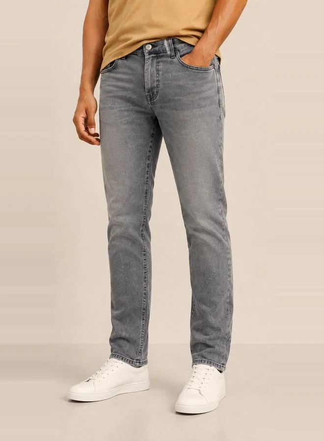 Take Two Men Regular Fit Tapered Jeans By Falcon