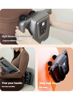 EzzySo Massage Gun Percussion Deep Tissues Muscle Massager Gun Muscle Relaxation With 8 Heads Massage Device Portable Massage Vibrator Multi Mode For Back Neck Pain Relief Muscle Relaxation  - Image 4