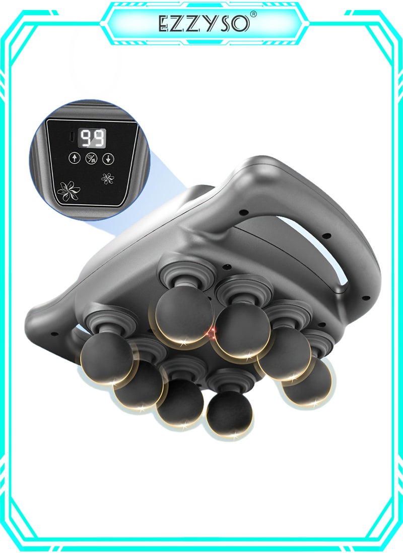 EzzySo Massage Gun Percussion Deep Tissues Muscle Massager Gun Muscle Relaxation With 8 Heads Massage Device Portable Massage Vibrator Multi Mode For Back Neck Pain Relief Muscle Relaxation  - Image 1