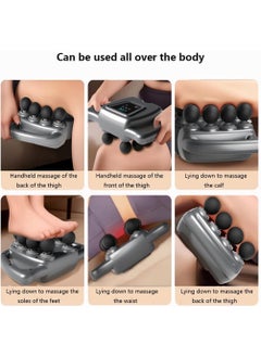 EzzySo Massage Gun Percussion Deep Tissues Muscle Massager Gun Muscle Relaxation With 8 Heads Massage Device Portable Massage Vibrator Multi Mode For Back Neck Pain Relief Muscle Relaxation  - Image 2
