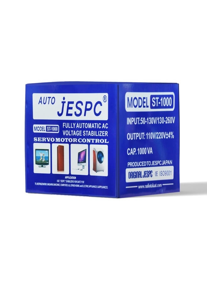 جيسبك مثبت جهد رقمي ثنائي الطور من Jespc بقدرة 1 كيلو فولت أمبير ST-1KVA - Image 2