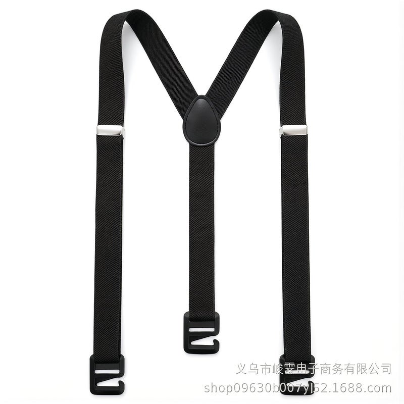 Suspenders Upgraded Heavy Duty No Clip Elastic Strap Anti Slip Reinforced Hooks For Daily Outdoor - Image 2
