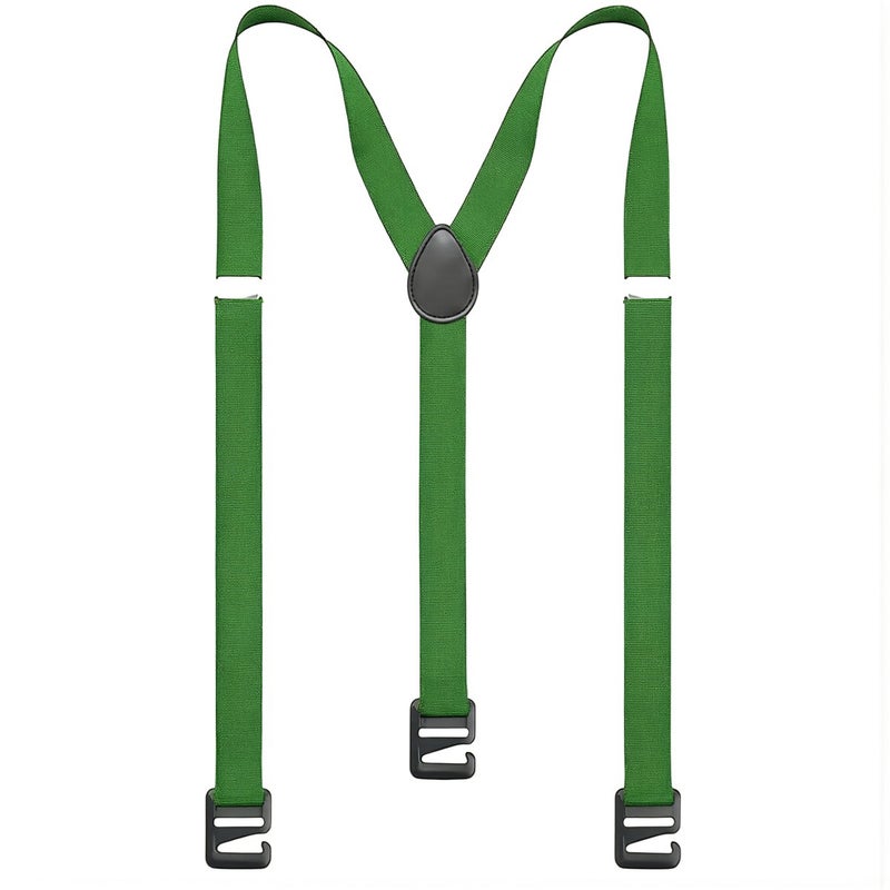 Suspenders Upgraded Heavy Duty No Clip Elastic Strap Anti Slip Reinforced Hooks For Daily Outdoor - Image 1