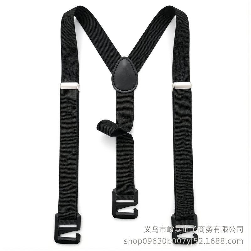 Suspenders Upgraded Heavy Duty No Clip Elastic Strap Anti Slip Reinforced Hooks For Daily Outdoor - Image 5
