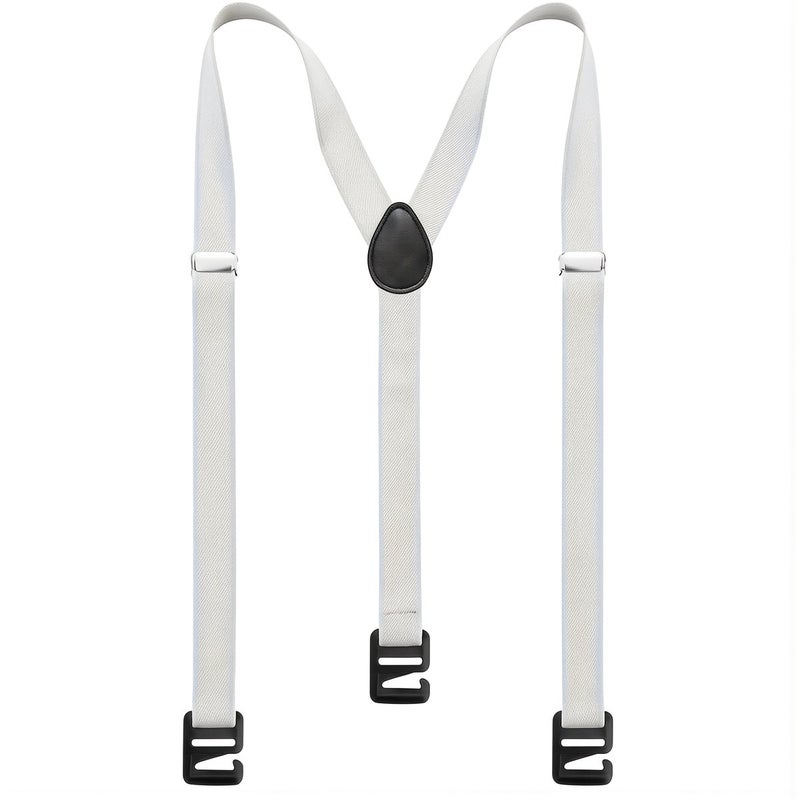 Suspenders Upgraded Heavy Duty No Clip Elastic Strap Anti Slip Reinforced Hooks For Daily Outdoor - Image 3