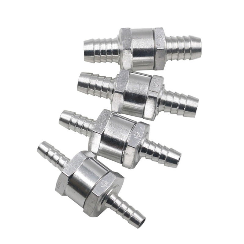 12mm Aluminum Alloy Inline Check Valve Single Way Non Return Flow Control for Auto Motorbike Ship - Image 4