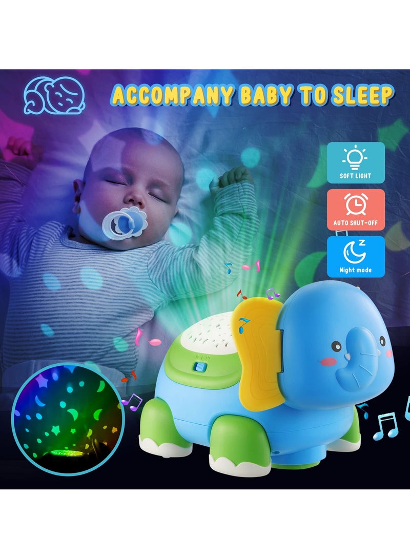 SOLARAE Baby Crawling Toy, Light Up Musical Toy for 6 to 12 Months Boys Girls, Elephant Crawling Infant Toy for Toddlers 1-3, Early Educational Musical Light Up Toy for 0-3 Baby Gift - Image 5