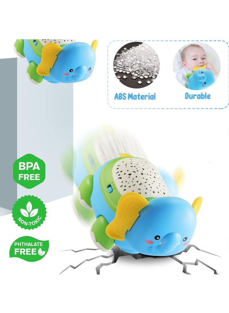 SOLARAE Baby Crawling Toy, Light Up Musical Toy for 6 to 12 Months Boys Girls, Elephant Crawling Infant Toy for Toddlers 1-3, Early Educational Musical Light Up Toy for 0-3 Baby Gift - Image 4