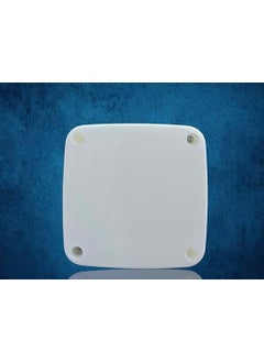WALLPLAST WALLPLAST Heavy Duty 4x4 CCTV Camera Junction Box PP Material Glossy White Finish Made in India pack of 10  - Image 1