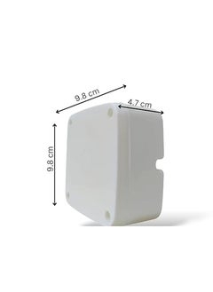 WALLPLAST WALLPLAST Heavy Duty 4x4 CCTV Camera Junction Box PP Material Glossy White Finish Made in India pack of 10  - Image 4