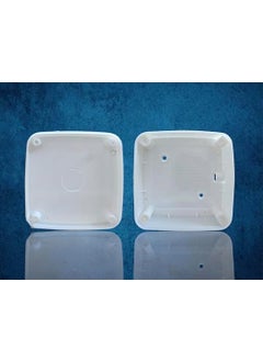WALLPLAST WALLPLAST Heavy Duty 4x4 CCTV Camera Junction Box PP Material Glossy White Finish Made in India pack of 10  - Image 3