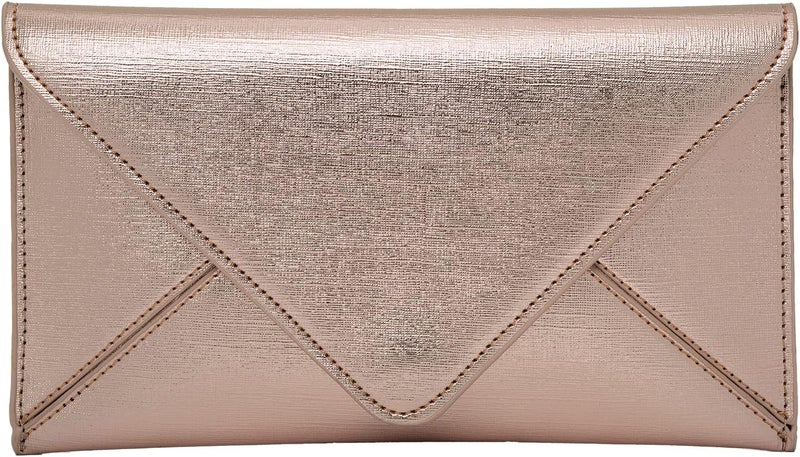 JNB Women's Metallic Material Clutch Purse - Image 1