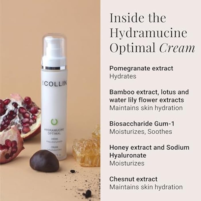 G.M. COLLIN Hydramucine Optimal Cream | Daily Face Moisturizer for Normal to Dry Skin | Firming Facial Lotion - Image 3