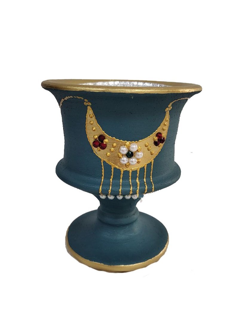 ALJAWAHER - Big Traditional Mebkher Special gold color - Image 1