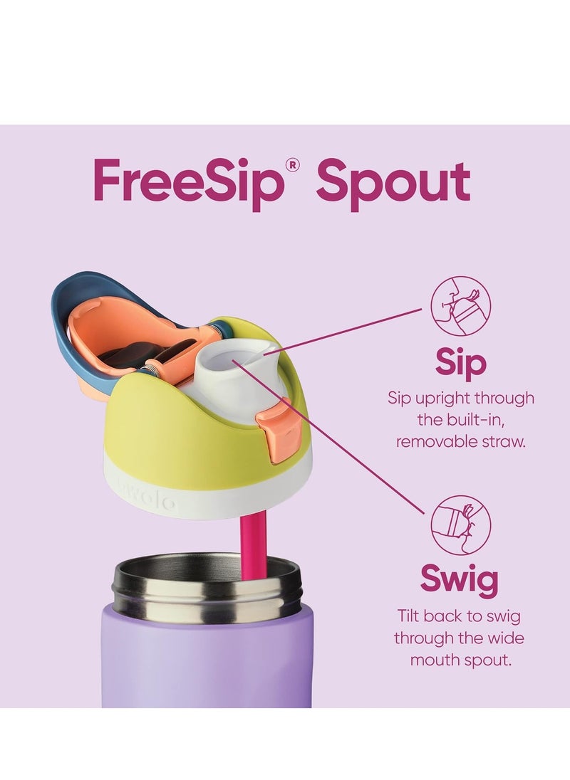 Owala - FreeSip Insulated Stainless Steel Water Bottle with Straw for Sports and Travel, BPA-Free, 24-Ounce, Green - Image 1