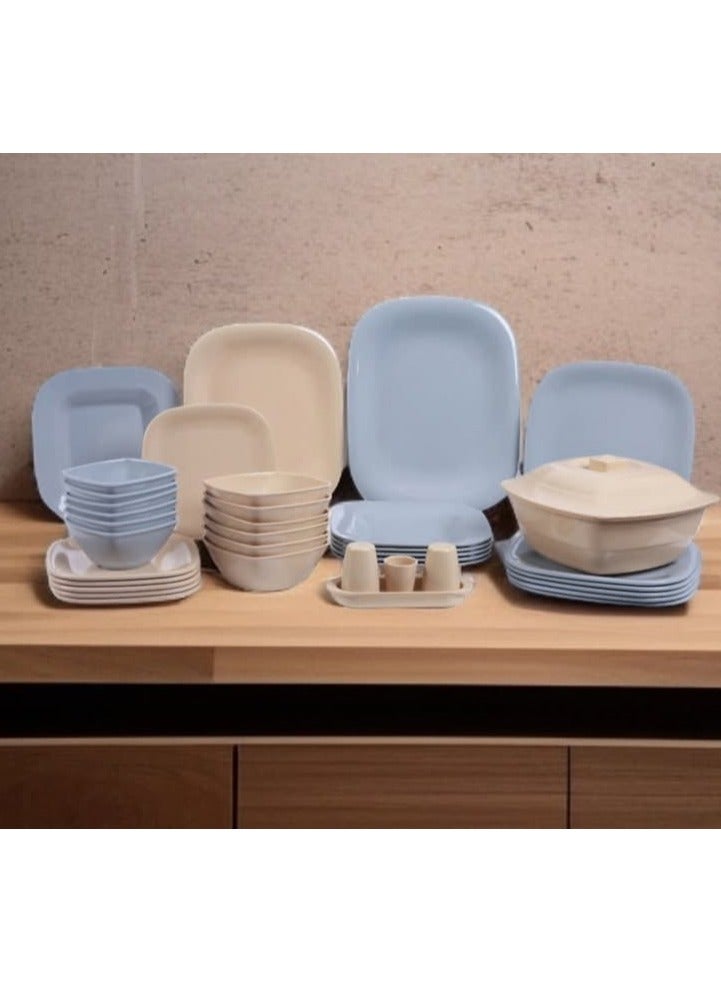 المنار طقم ميلامين بيور المنار 2 لون 38 ق