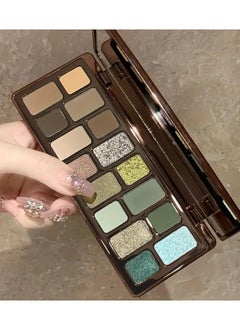 16-Color Eye Shadow Palette - Vibrant Matte and Pearlescent Finishes with Explosive Flash Effect, Smoked and Retro Styles - Rich Grey and Earthy Green Hues, Advanced Color Palette, High Gloss Powder, Multi-function Makeup Plate - pzsku/Z6FB9E5215A3A884980F1Z/45/_/1726551798/422b8856-b928-4cdb-a7f3-6ade27b19f0c