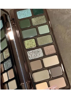 16-Color Eye Shadow Palette - Vibrant Matte and Pearlescent Finishes with Explosive Flash Effect, Smoked and Retro Styles - Rich Grey and Earthy Green Hues, Advanced Color Palette, High Gloss Powder, Multi-function Makeup Plate - pzsku/Z6FB9E5215A3A884980F1Z/45/_/1726551818/d8272237-d29c-428a-b88b-45fea5fec784