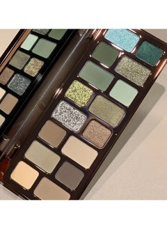 16-Color Eye Shadow Palette - Vibrant Matte and Pearlescent Finishes with Explosive Flash Effect, Smoked and Retro Styles - Rich Grey and Earthy Green Hues, Advanced Color Palette, High Gloss Powder, Multi-function Makeup Plate - pzsku/Z6FB9E5215A3A884980F1Z/45/_/1726551848/f56ed8d0-16e4-4744-85a2-7e402c937df6