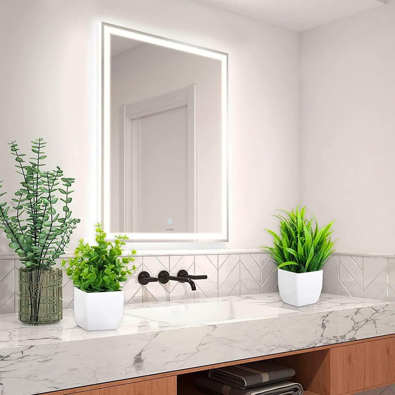 Dekorly Artificial Potted Plants, 8 Pack Artificial Plastic Eucalyptus Plants Small Indoor Potted Houseplants, Small Faux Plants for Home Decor Bathroom Office Farmhouse (Set 0F 8) - Image 5
