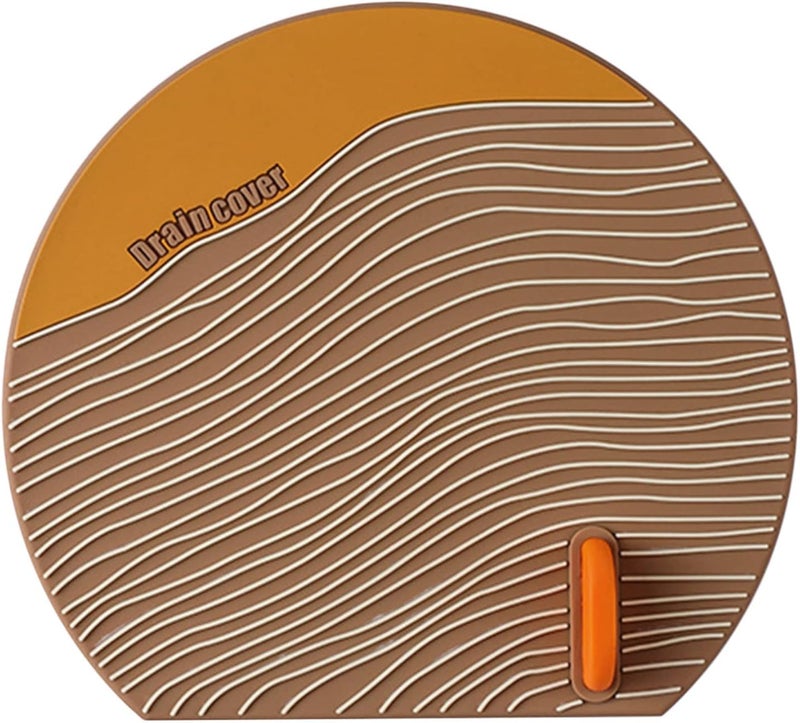 comfrt Silicone Sink Floor Cover, Tub Stopper Silicone Floor Drain Anti-Odor Mat, Silica Gel Drain Plugs, Deodorizing Cover, Kitchen Seal, Sewer Deodorization Suitable for Kitchen, Bathro - Image 1