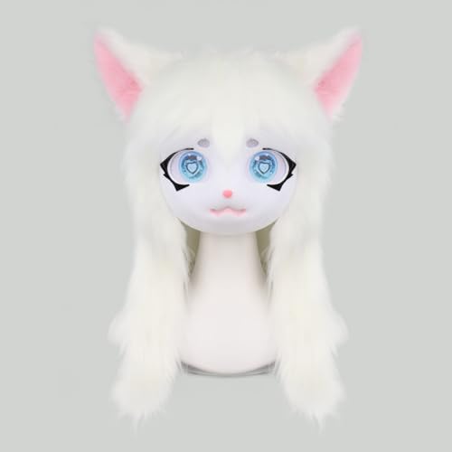 SMILETERNITY SMILETERNIT Animal Head Cat Fursuit Cut Mask Halloween Masquerade Costume Props - Image 2