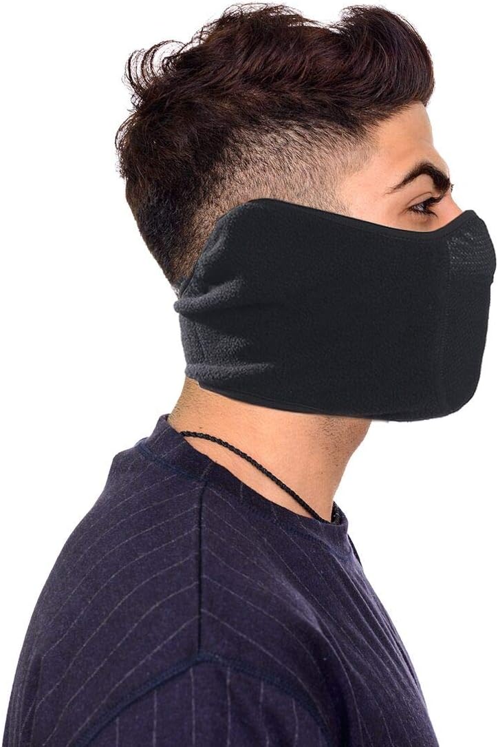 Omenex Balaclava Half Face Mask Adjustable Fastener Windproof Men Women for Skiing Snowboarding Motorcycling Winter Face Mask Outdoor Sports Highly Breathable (Half-face) - Image 3