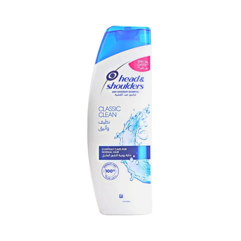 Head & Shoulders شامبو هيد آند شولدرز المضاد للقشرة - العناية النظيفة الكلاسيكية للشعر العادي - 400 مل - Image 1