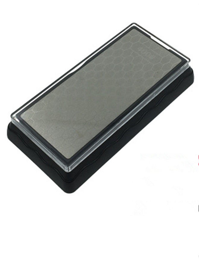NIBEMINENT - Double-Sided Diamond Sharpening Stone Black/Grey 17.8x8.9cm - Image 1