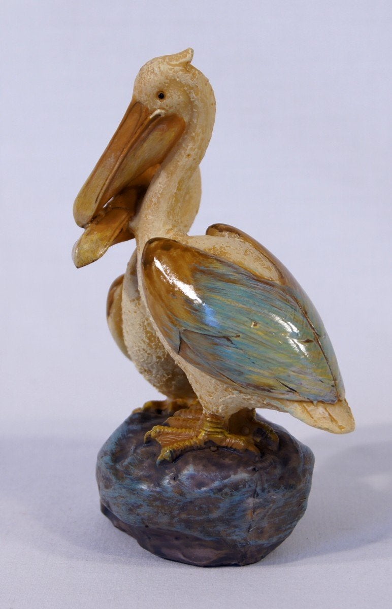 SC Hand Painted Twin Pelican Bird Lovers Figurine 5.25" - Image 3