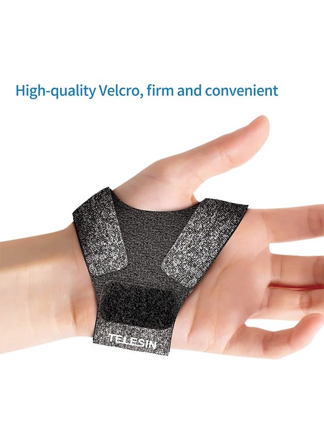 TELESIN - TELESIN Upgraded Wrist Strap, 360 Rotation Arm Plam Ankle Mount Band Holder Cycling Mount for GoPro Max Hero 11 10 9 8 7 6 5 Insta360 One R X2 Go2 DJI Osmo Action 2 Camera Accessories - Image 1