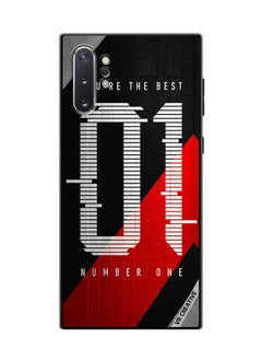 Protective Case Cover For Samsung Galaxy Note10 Plus 5G Number One Design Multicolour
