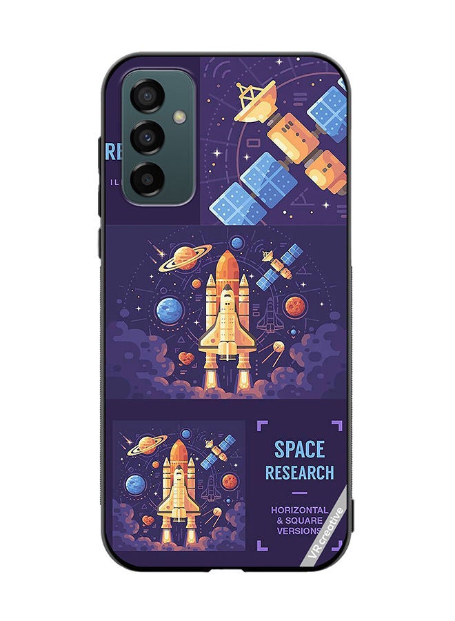 VR CREATIVE Protective Case Cover For Samsung Galaxy F13/M13 Space Research Design Multicolour - Image 1