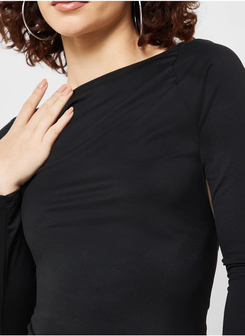 Ginger Cutout Back Top