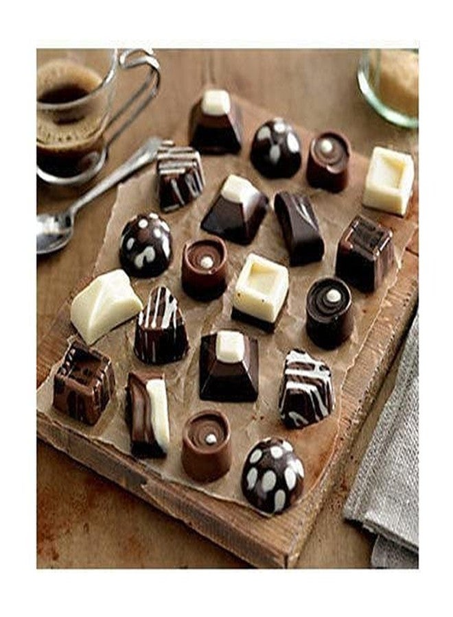 Kosh Perfect Small Thin Flexible Multi Color Silicone Ice Cube Candy Soap Jelly Chocolate Making Mould -(Random Design)(Any 4 Chocolate) - Image 2