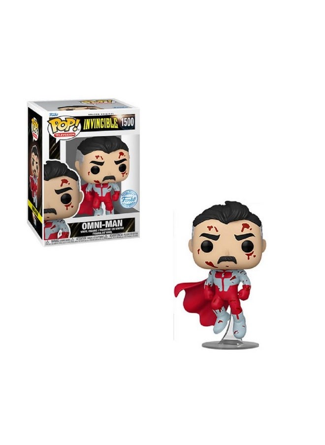 Funko Funko Invincible Bloody Omni-Man Exclusive Pop Vinyl Figure 1500 Bundled with Pop Protector, Standard  - Image 1