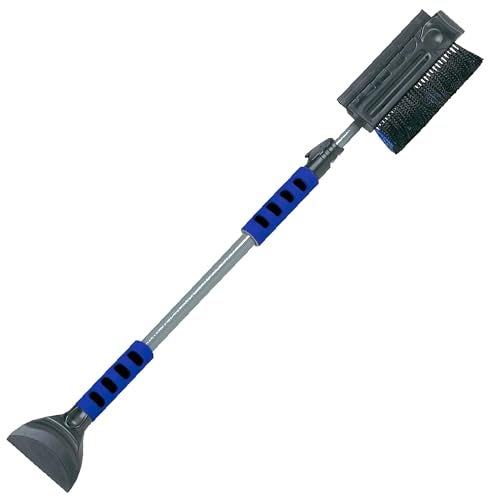 SubZero 16619 51" Ice Crusher Dual Head Pivoting Snowbroom and Squeegee with Integrated Ice Scraper - Image 1